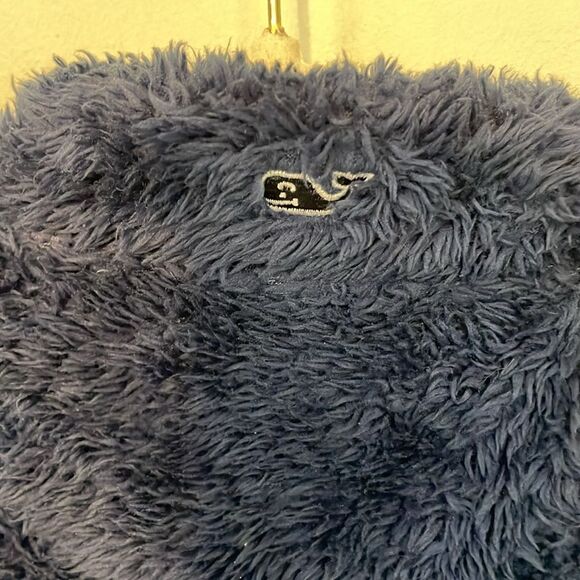 VINEYARD VINES Girls Navy Blue Jacket Sherpa Full Zip Size XLarge 16 - Picture 6 of 7